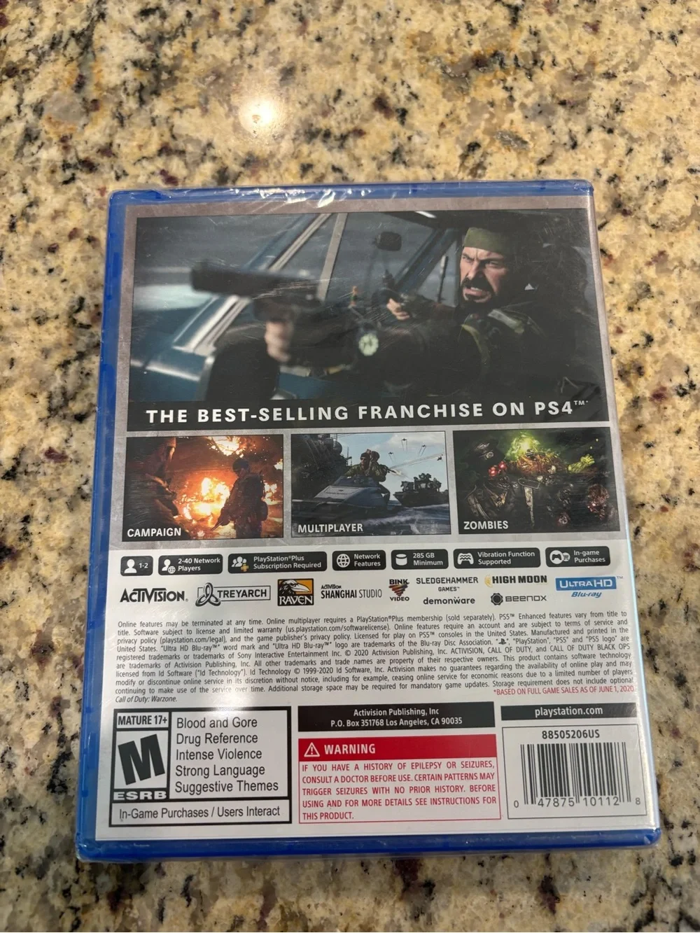 Sony PS5 Call of Duty: Black Ops Cold War - Blue Case